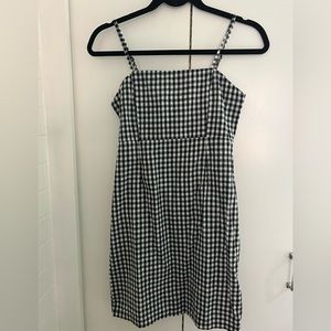 Checkered mini dress